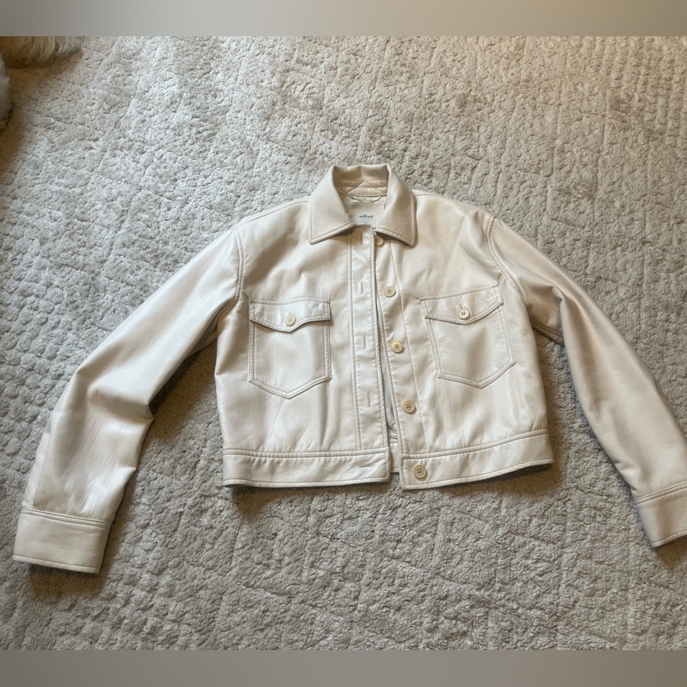 Aritzia Wilfred leather jacket